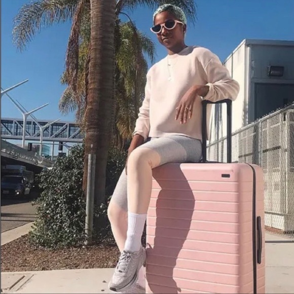 NEW Outdoor Voices Springs Colorblock 7/8 Leggings High Rise Lake Dove Rose S - Picture 6 of 14